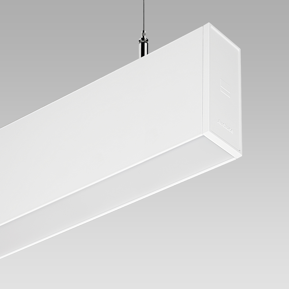 Pendant luminaires  RIGO31 Pendant - suspended luminaire for indoor lighting featuring an elegant linear design