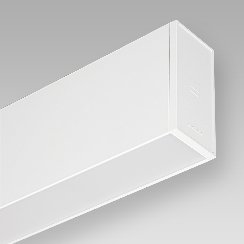 Wall mounted/recessed wall luminaires Wall-mounted luminaire with sophisticated design for direct and indirect illumination, with a comfortable light