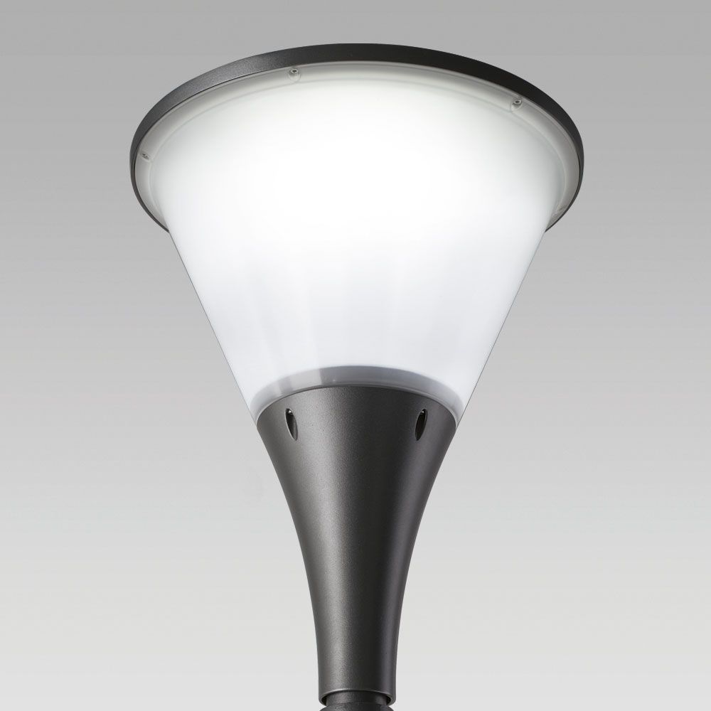 Urban lighting luminaire featuring elegant design