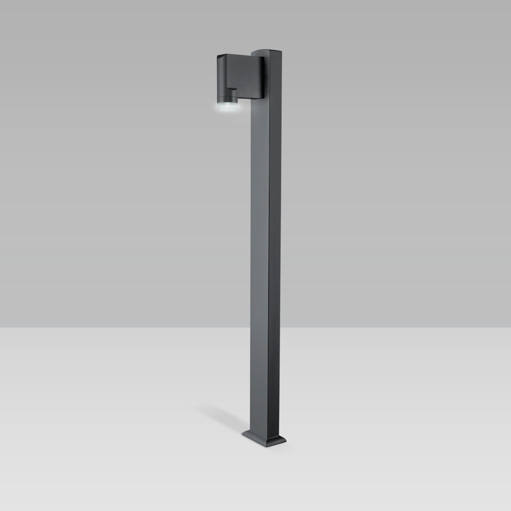 Pollerleuchten Bollard light featuring a unique design for garden and pedestrian areas lighting with radial optic