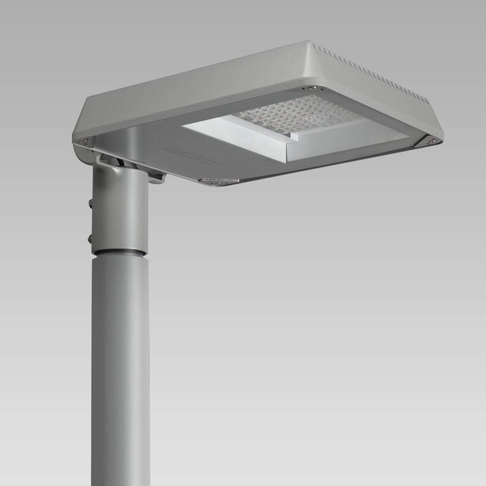 ECO2 Urban, apparecchio per illuminazione urbana dal design contemporaneo e dalle elevate performance.