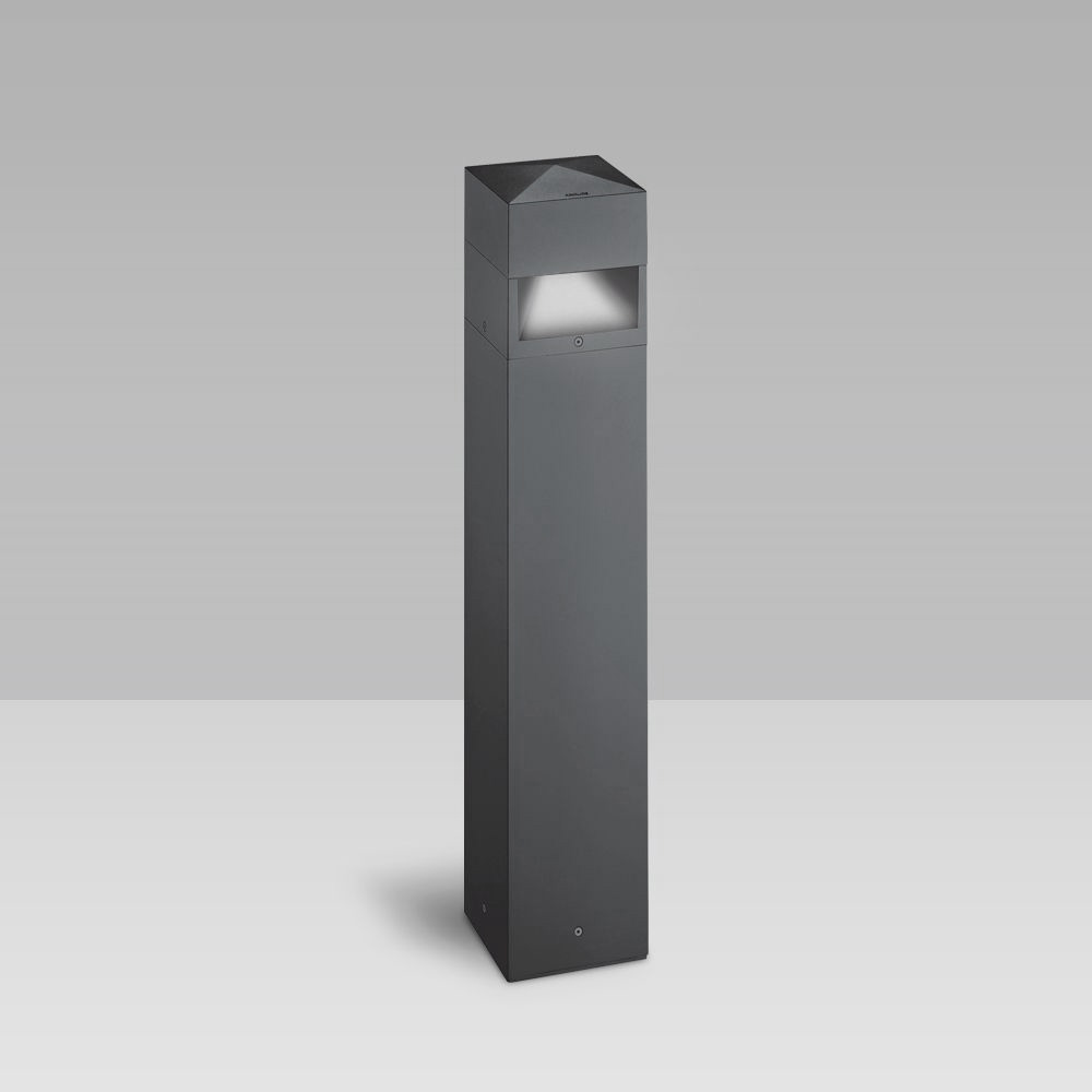 Bollard lights Bollard light with an elegant geometrical design for the illumination of gardens, parks, pedestrian and urban areas